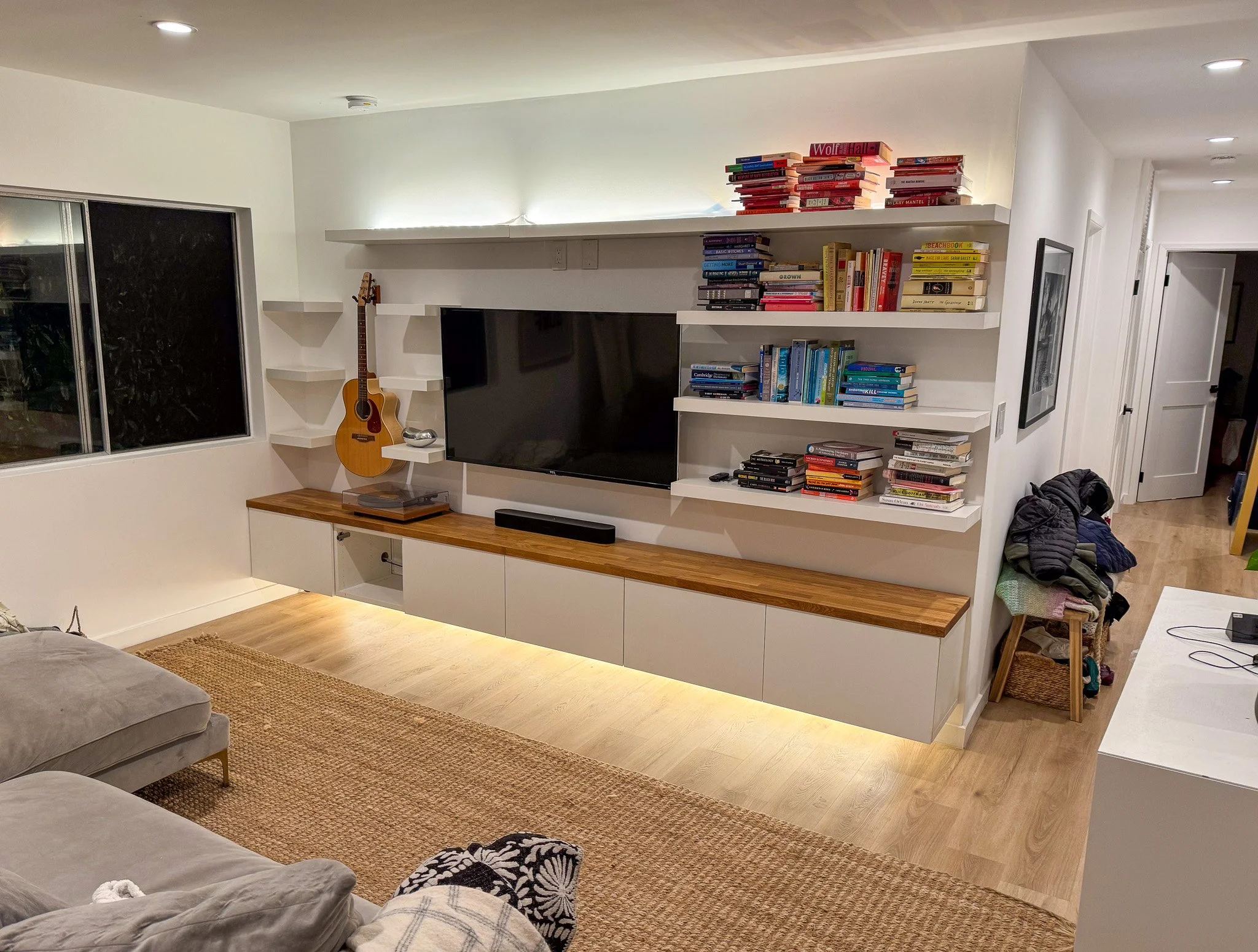 Elevated TV Wall